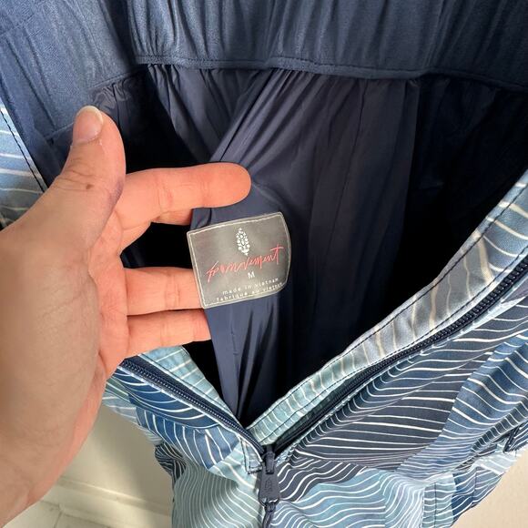 Free People Printed All Prepped Bib Overalls - Picture 6 of 9